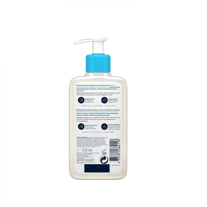 CeraVe SA Smoothing Cleanser For Dry, Rough, Bumpy Skin 473ml