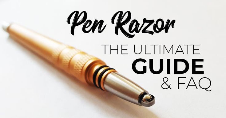 Tattoo razor pen