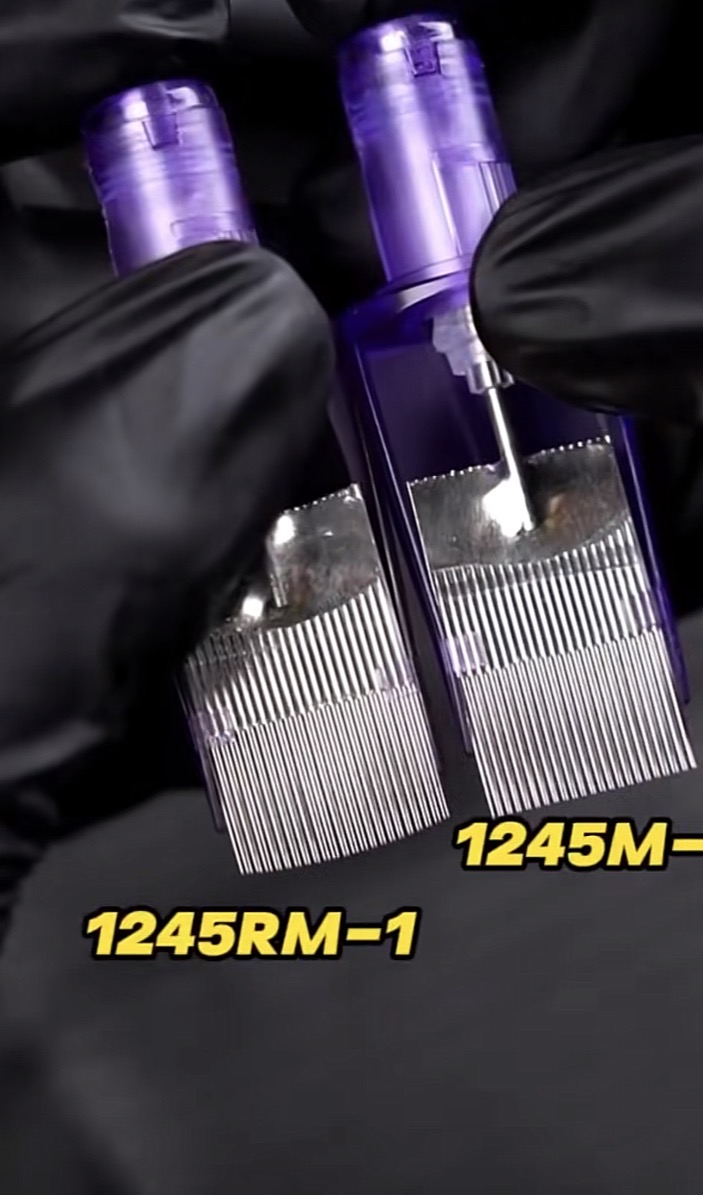 Curved magnum needles