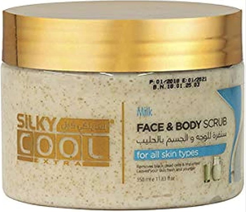 Silky Cool Extra Milk Face & Body Scrub